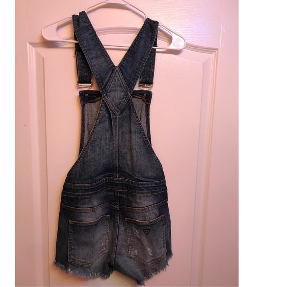 😍 Guess stretch short overalls size 27 - Picture 2 of 4